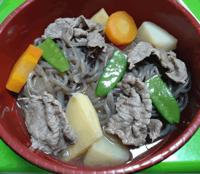 筍入肉じゃが