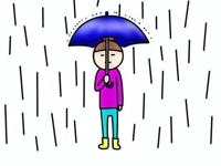 雨、、、