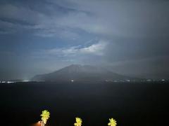 人妻ステーションポータブル さつき 昨日の夜の桜島??