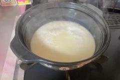 できた土鍋豆腐