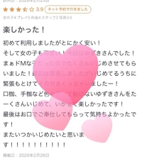 【お礼写メ日記】