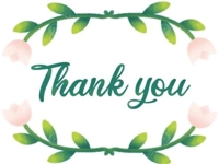 先程のお礼です