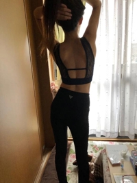 朝のストレッチ