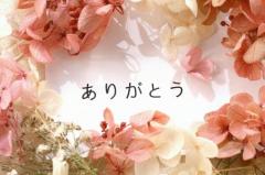 今日のお礼です♡
