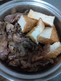 牛すじ煮たよ