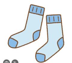 ?くつしたくん?