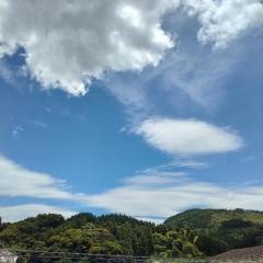 台風一過の空