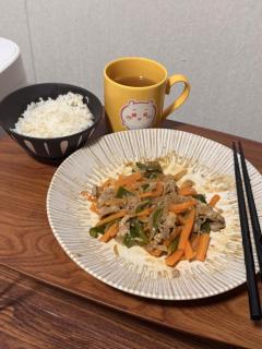 食べかけの夜ご飯w