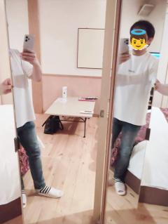鏡に写った💖