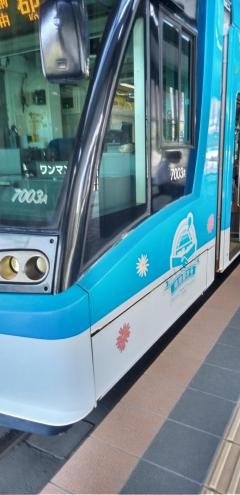 珍チンチン電車で移動！！