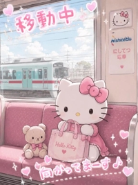 移動中♪