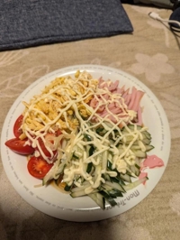 冷やし中華は、美味しいなぁ～(*^^*)