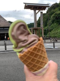 南郷に行く途中の道の駅　「酒谷」
