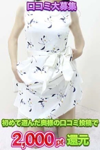 口コミ投稿で2000pt還元中です